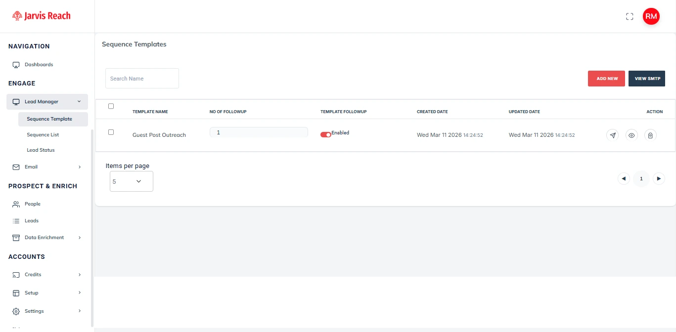 Sequence Templates