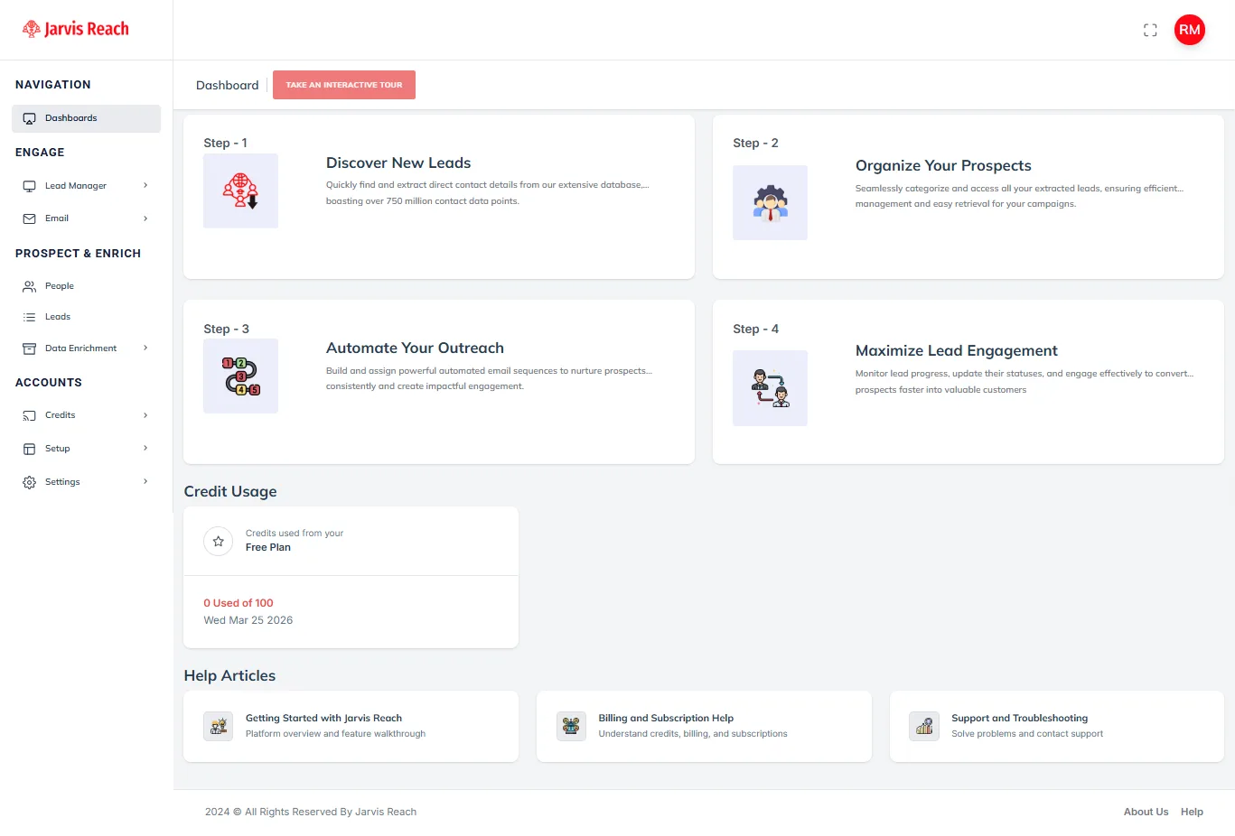 dashboard and features