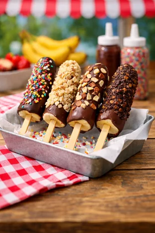 frozen banana sticks
